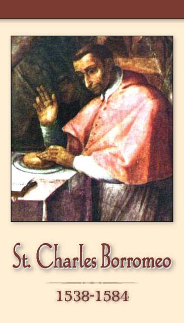 St. Charles Borromeo Prayer Card